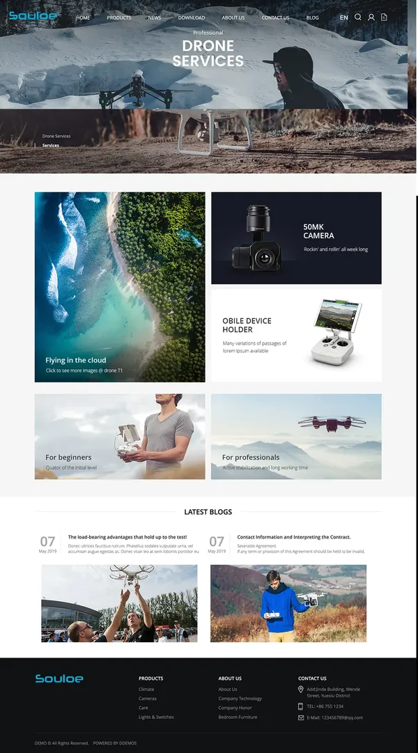 热销B2B询盘展示型模版插图33