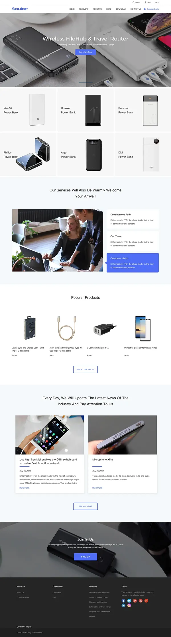 热销B2B询盘展示型模版插图12