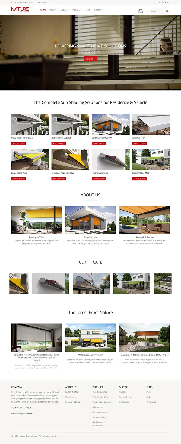 热销B2B询盘展示型模版插图2