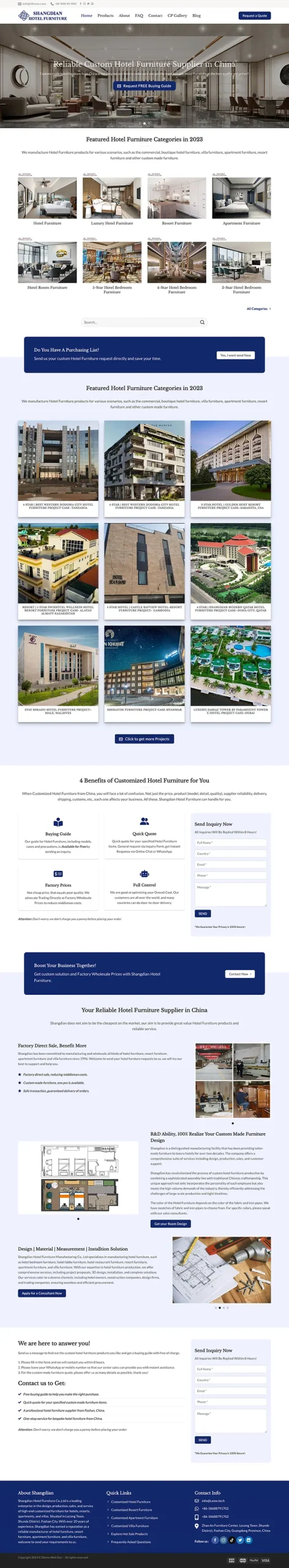 热销B2B询盘展示型模版插图13