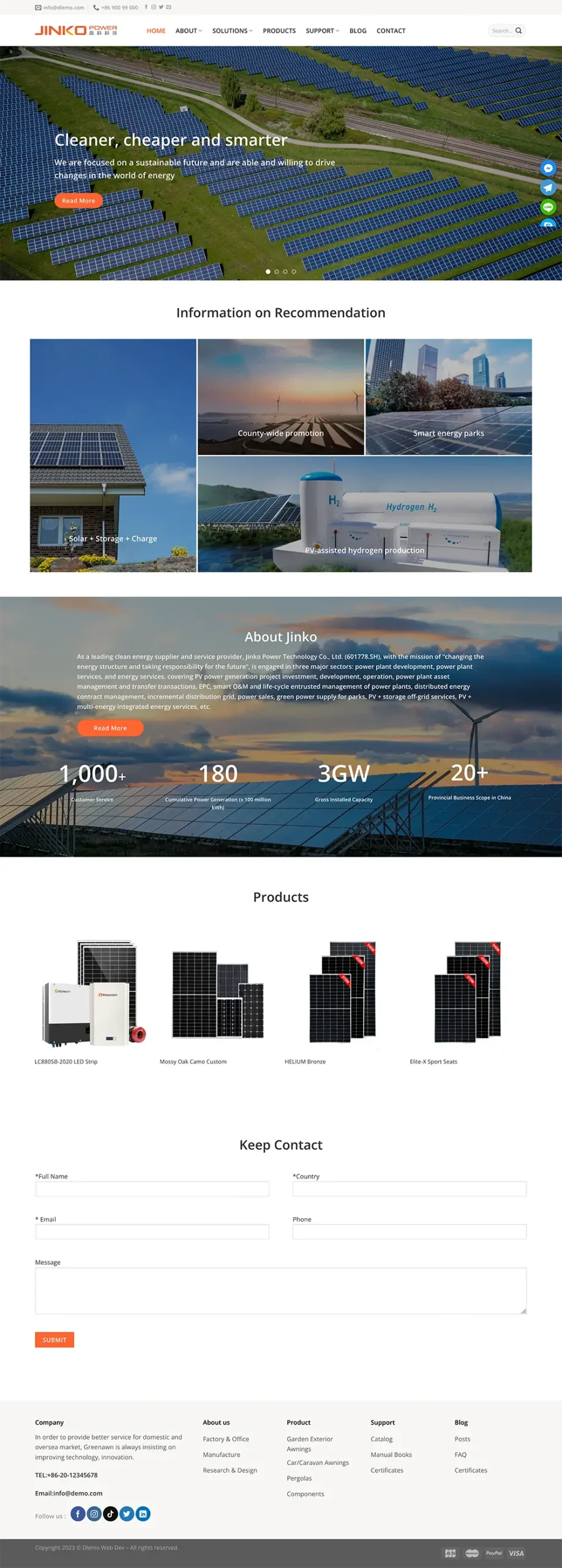 热销B2B询盘展示型模版插图38